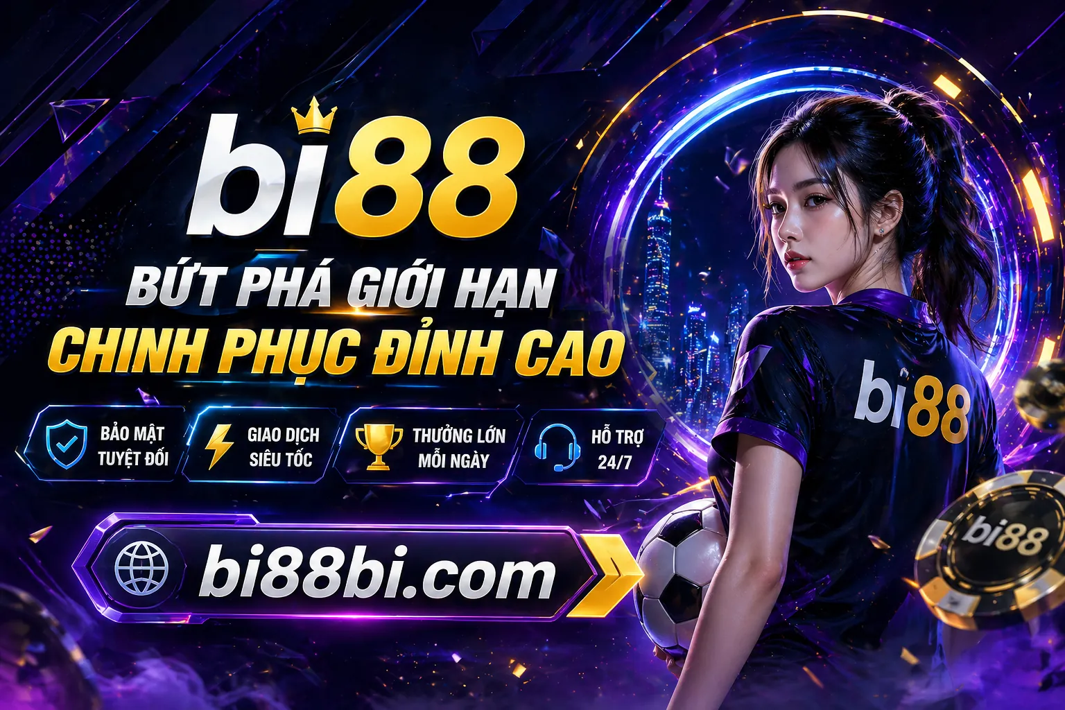 Sân quần vợt với cầu thủ đang giao bóng